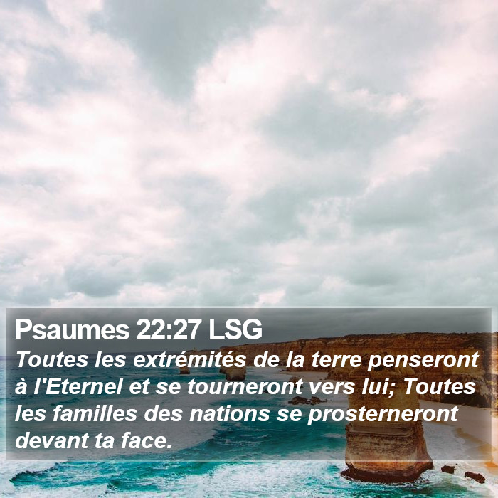 Psaumes 22:27 LSG Bible Study