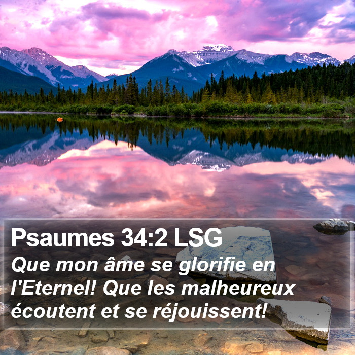 Psaumes 34:2 LSG Bible Study