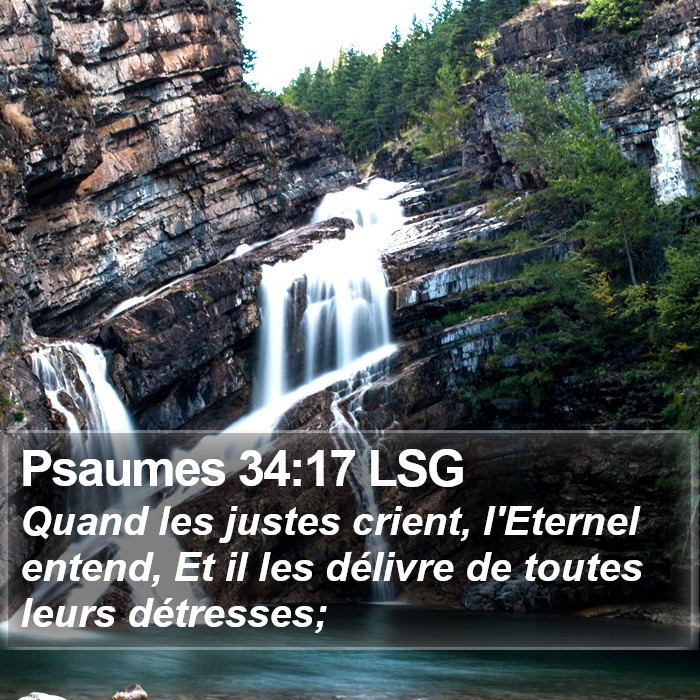 Psaumes 34:17 LSG Bible Study