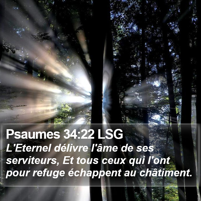 Psaumes 34:22 LSG Bible Study