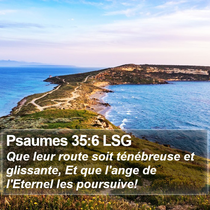 Psaumes 35:6 LSG Bible Study