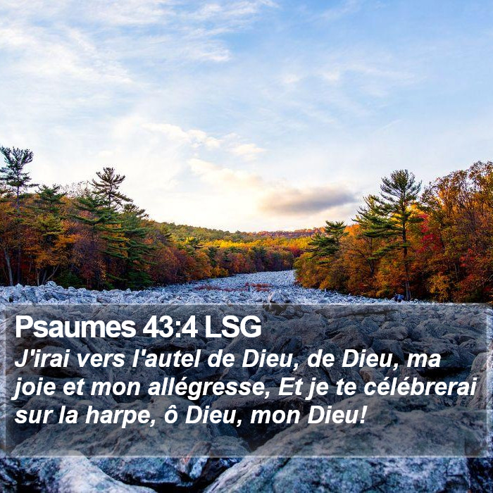 Psaumes 43:4 LSG Bible Study