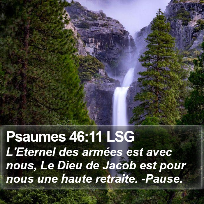 Psaumes 46:11 LSG Bible Study