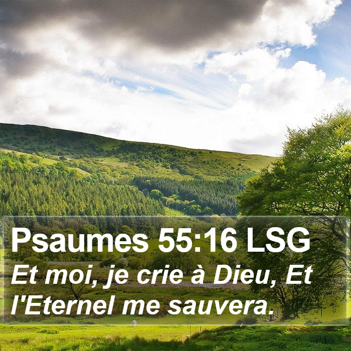 Psaumes 55:16 LSG Bible Study