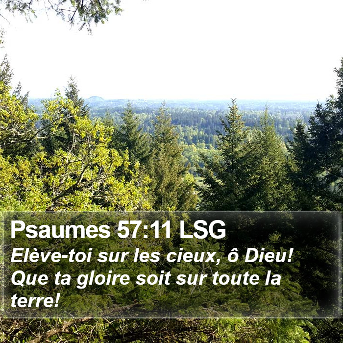 Psaumes 57:11 LSG Bible Study