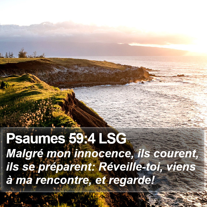 Psaumes 59:4 LSG Bible Study