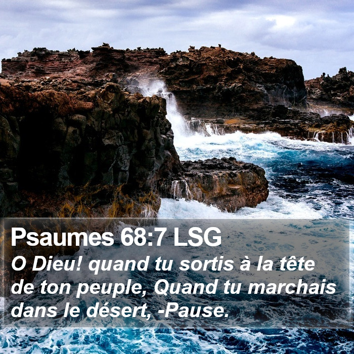 Psaumes 68:7 LSG Bible Study