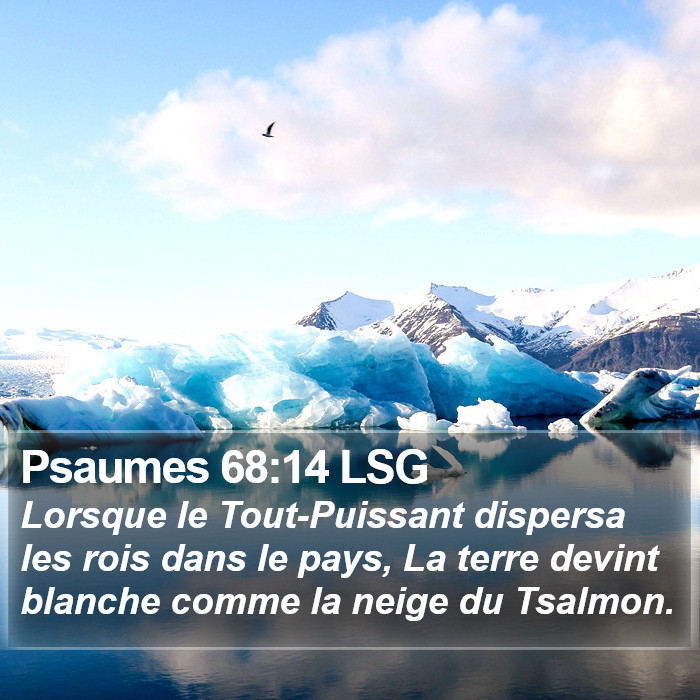 Psaumes 68:14 LSG Bible Study