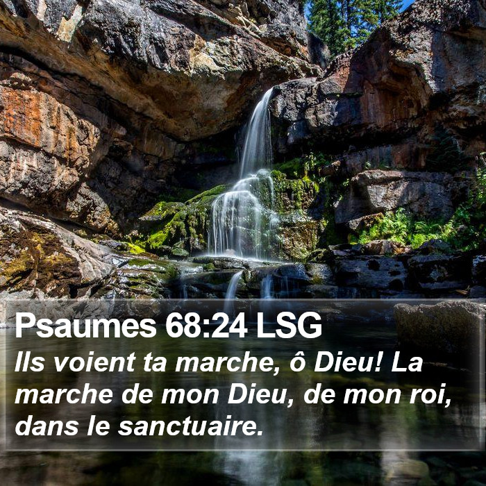 Psaumes 68:24 LSG Bible Study
