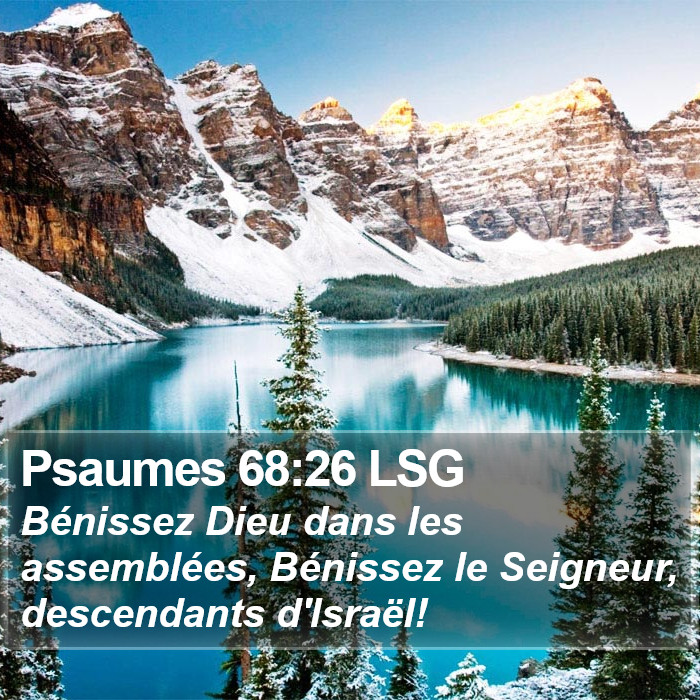 Psaumes 68:26 LSG Bible Study
