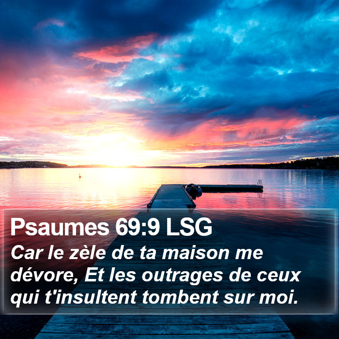 Psaumes 69:9 LSG Bible Study