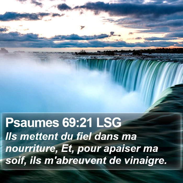 Psaumes 69:21 LSG Bible Study