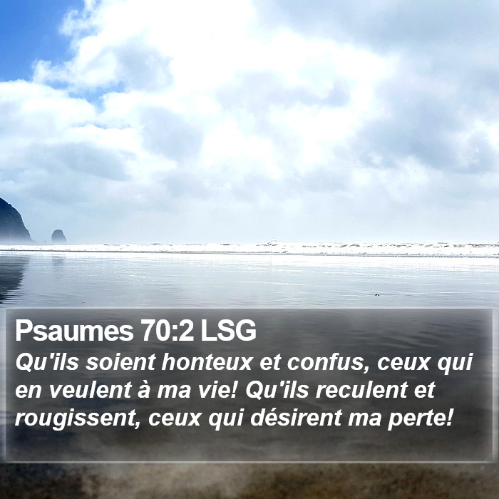 Psaumes 70:2 LSG Bible Study