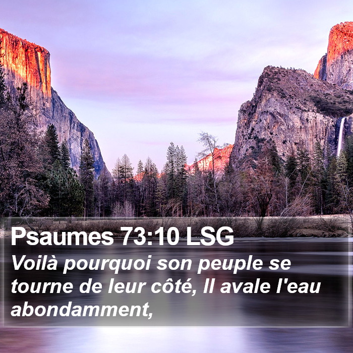 Psaumes 73:10 LSG Bible Study