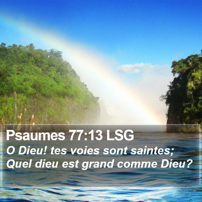 Psaumes 77:13 LSG Bible Study