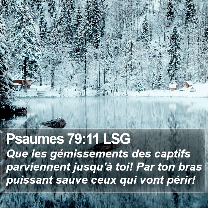 Psaumes 79:11 LSG Bible Study