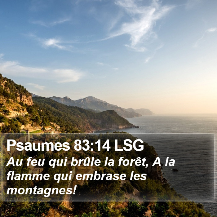 Psaumes 83:14 LSG Bible Study