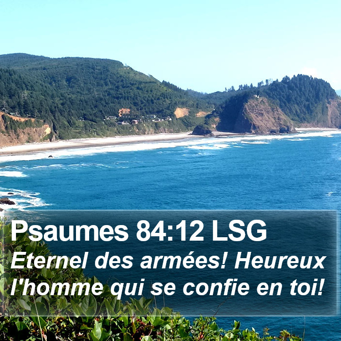 Psaumes 84:12 LSG Bible Study