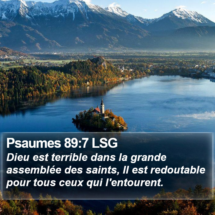 Psaumes 89:7 LSG Bible Study