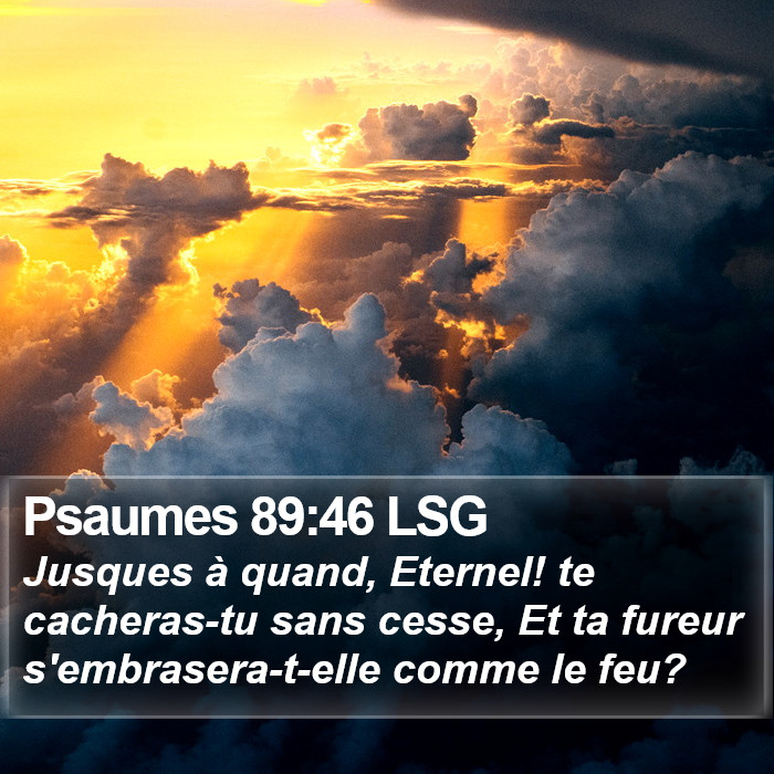 Psaumes 89:46 LSG Bible Study