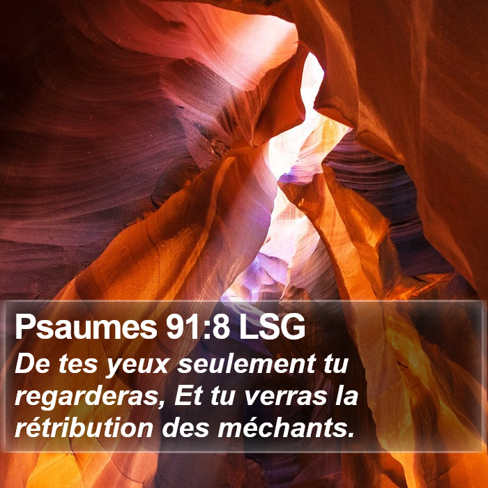 Psaumes 91:8 LSG Bible Study