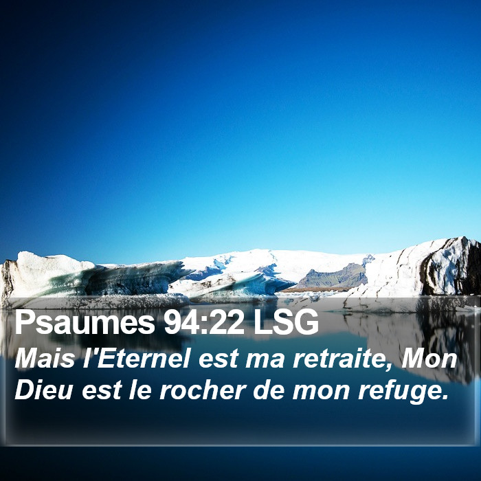 Psaumes 94:22 LSG Bible Study