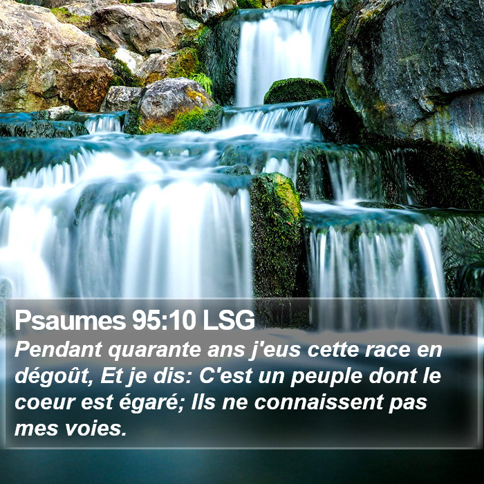 Psaumes 95:10 LSG Bible Study