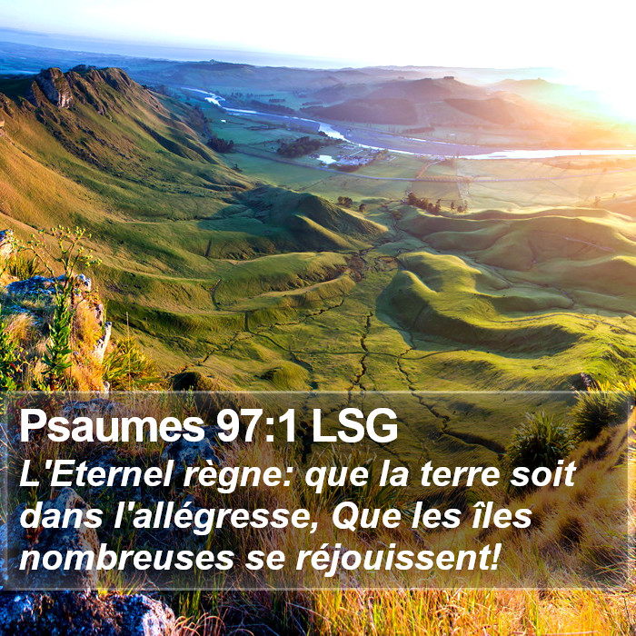 Psaumes 97:1 LSG Bible Study