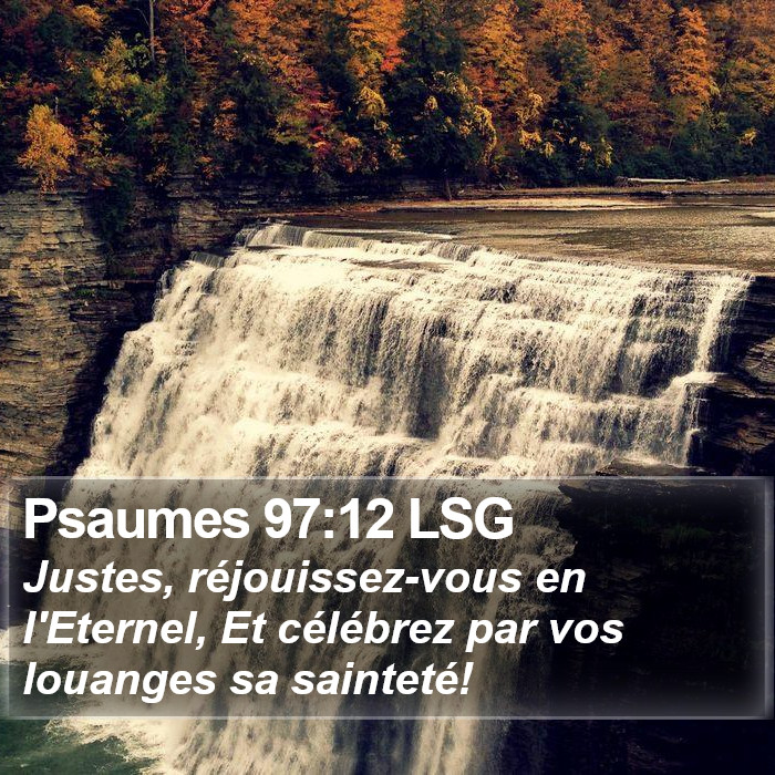 Psaumes 97:12 LSG Bible Study