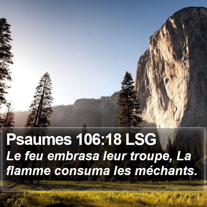 Psaumes 106:18 LSG Bible Study