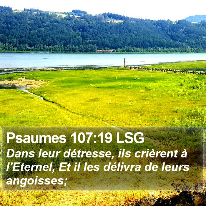 Psaumes 107:19 LSG Bible Study