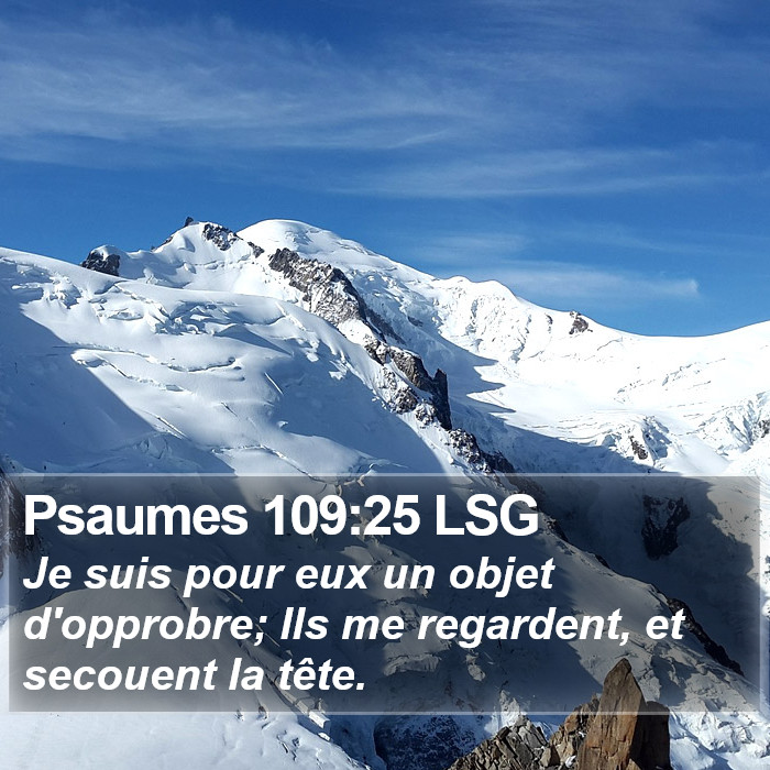 Psaumes 109:25 LSG Bible Study
