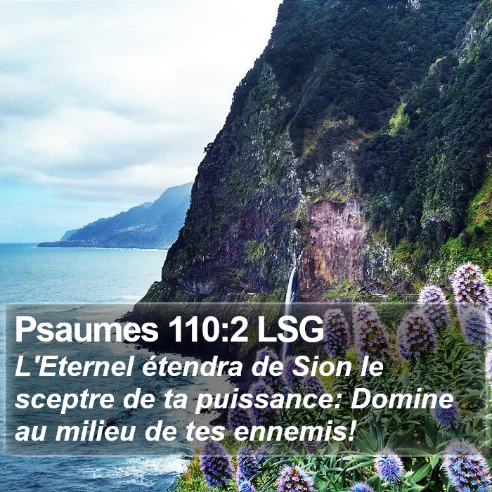 Psaumes 110:2 LSG Bible Study