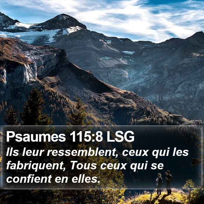 Psaumes 115:8 LSG Bible Study