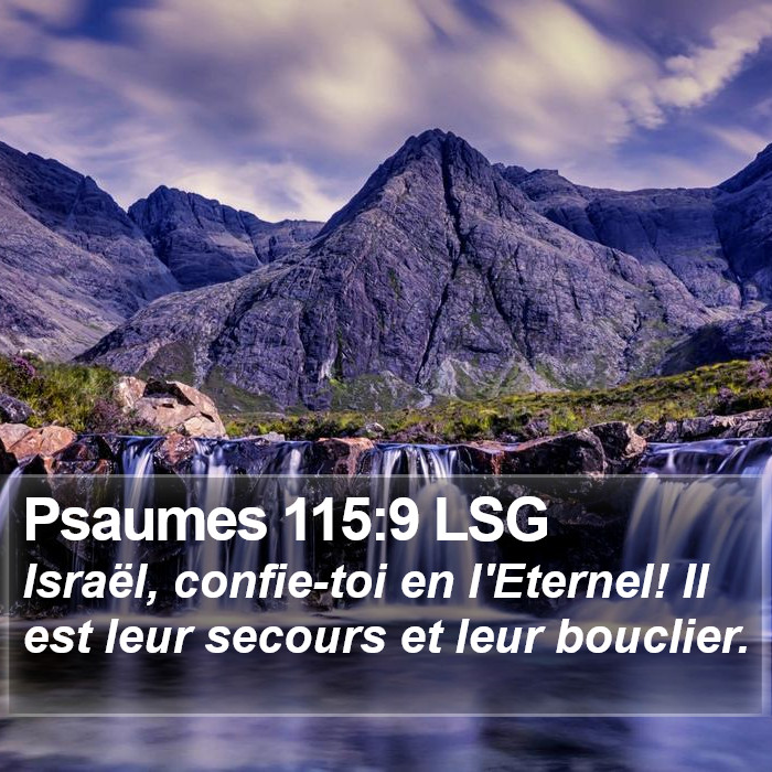 Psaumes 115:9 LSG Bible Study