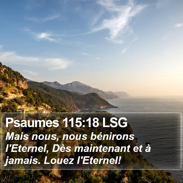 Psaumes 115:18 LSG Bible Study