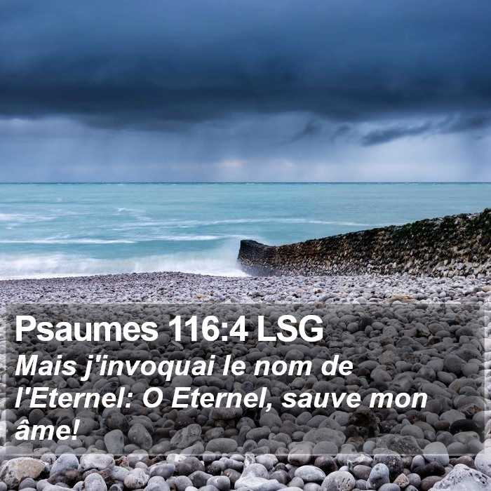 Psaumes 116:4 LSG Bible Study