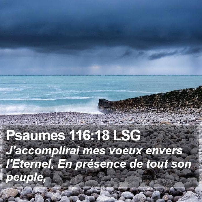 Psaumes 116:18 LSG Bible Study