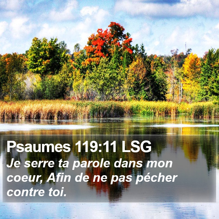 Psaumes 119:11 LSG Bible Study