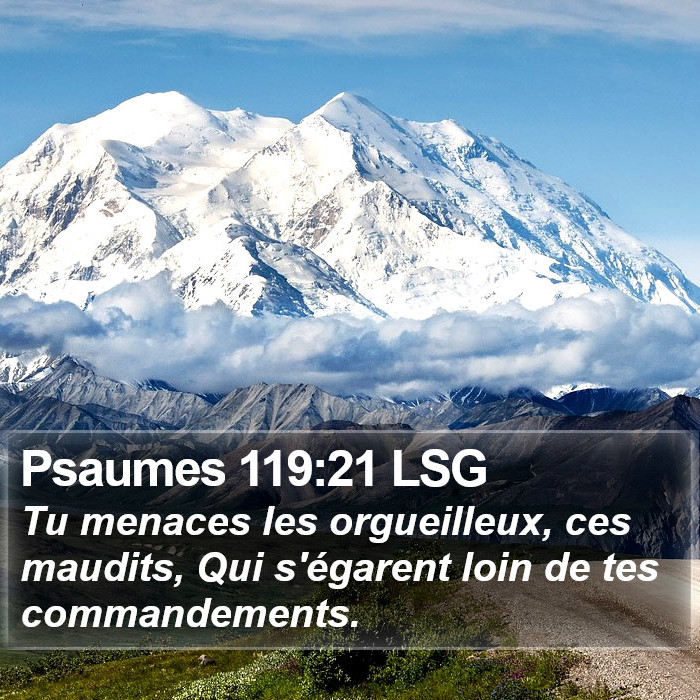 Psaumes 119:21 LSG Bible Study