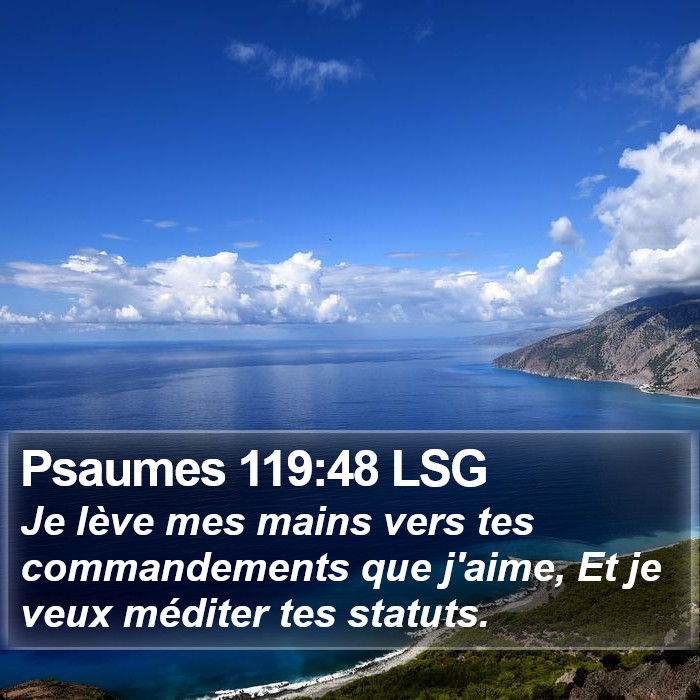 Psaumes 119:48 LSG Bible Study