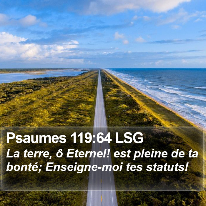 Psaumes 119:64 LSG Bible Study