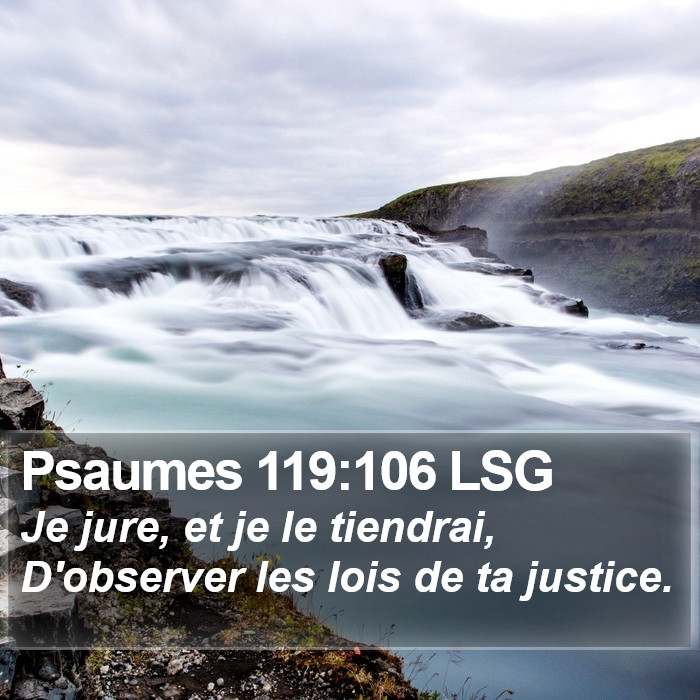 Psaumes 119:106 LSG Bible Study