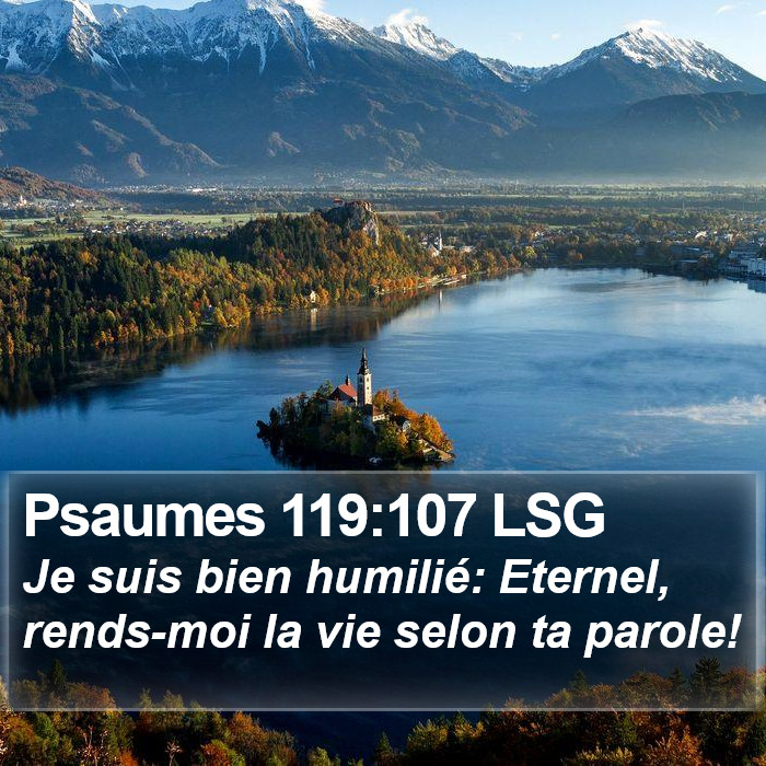 Psaumes 119:107 LSG Bible Study