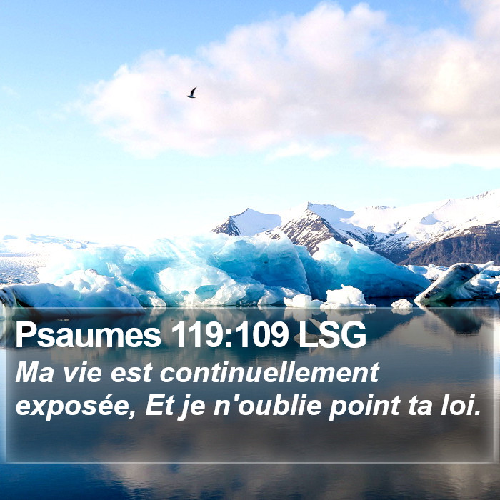 Psaumes 119:109 LSG Bible Study