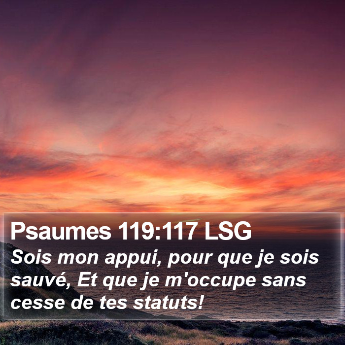 Psaumes 119:117 LSG Bible Study