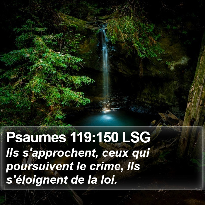 Psaumes 119:150 LSG Bible Study