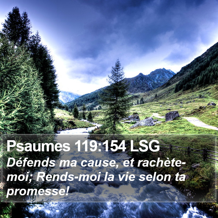 Psaumes 119:154 LSG Bible Study