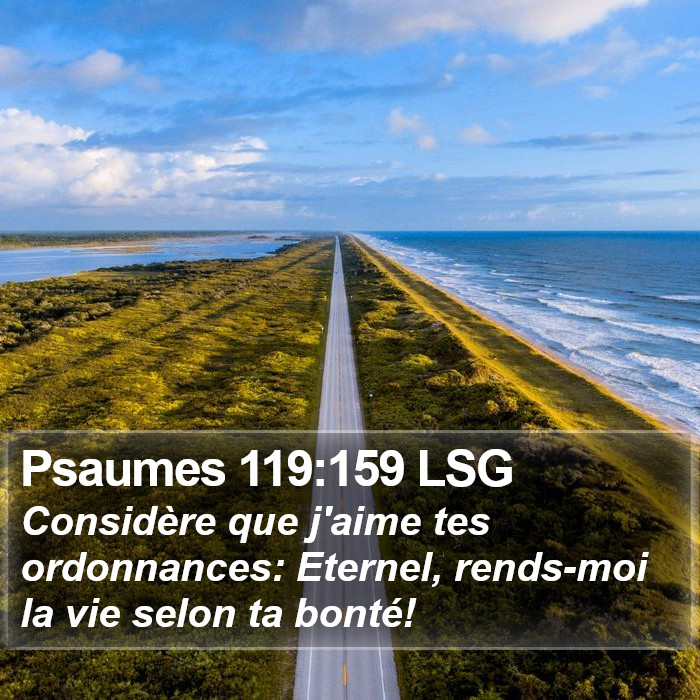 Psaumes 119:159 LSG Bible Study