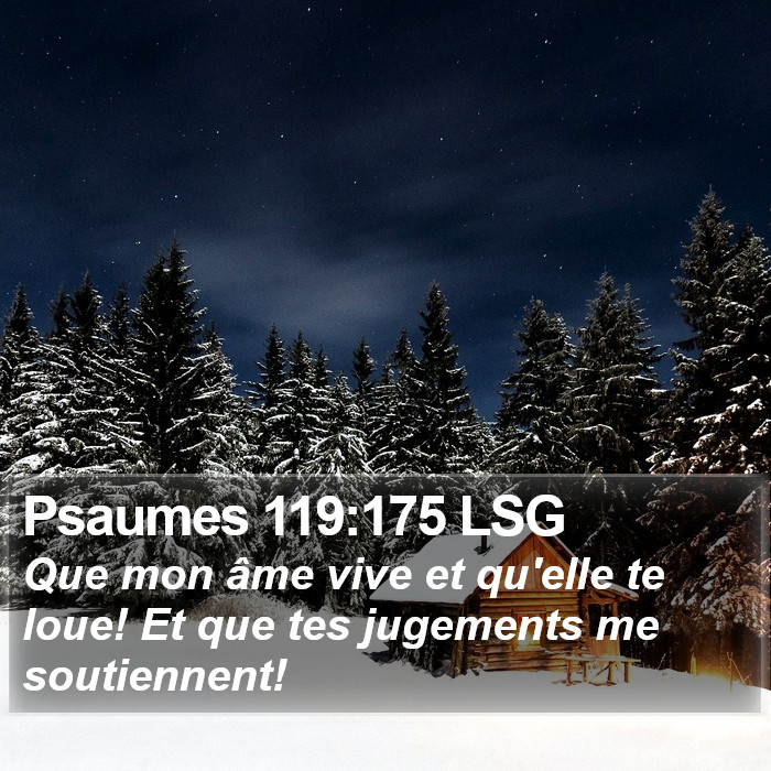 Psaumes 119:175 LSG Bible Study